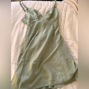 Princess Polly sage green dress